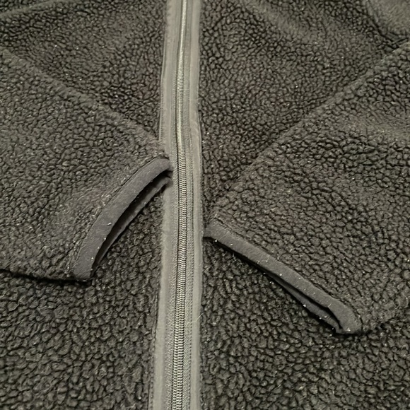 L-RL Lauren Active Ralph Lauren Deep Fleece Full Zip Jacket Size Large Black - Picture 9 of 9